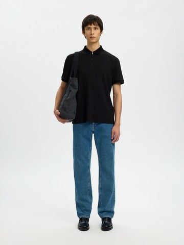 T-Shirt 'SLHFave' SELECTED en noir