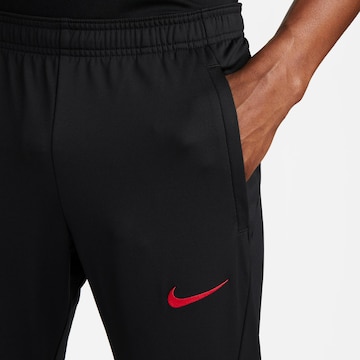NIKE Tapered Sports trousers 'FC Liverpool ' in Black