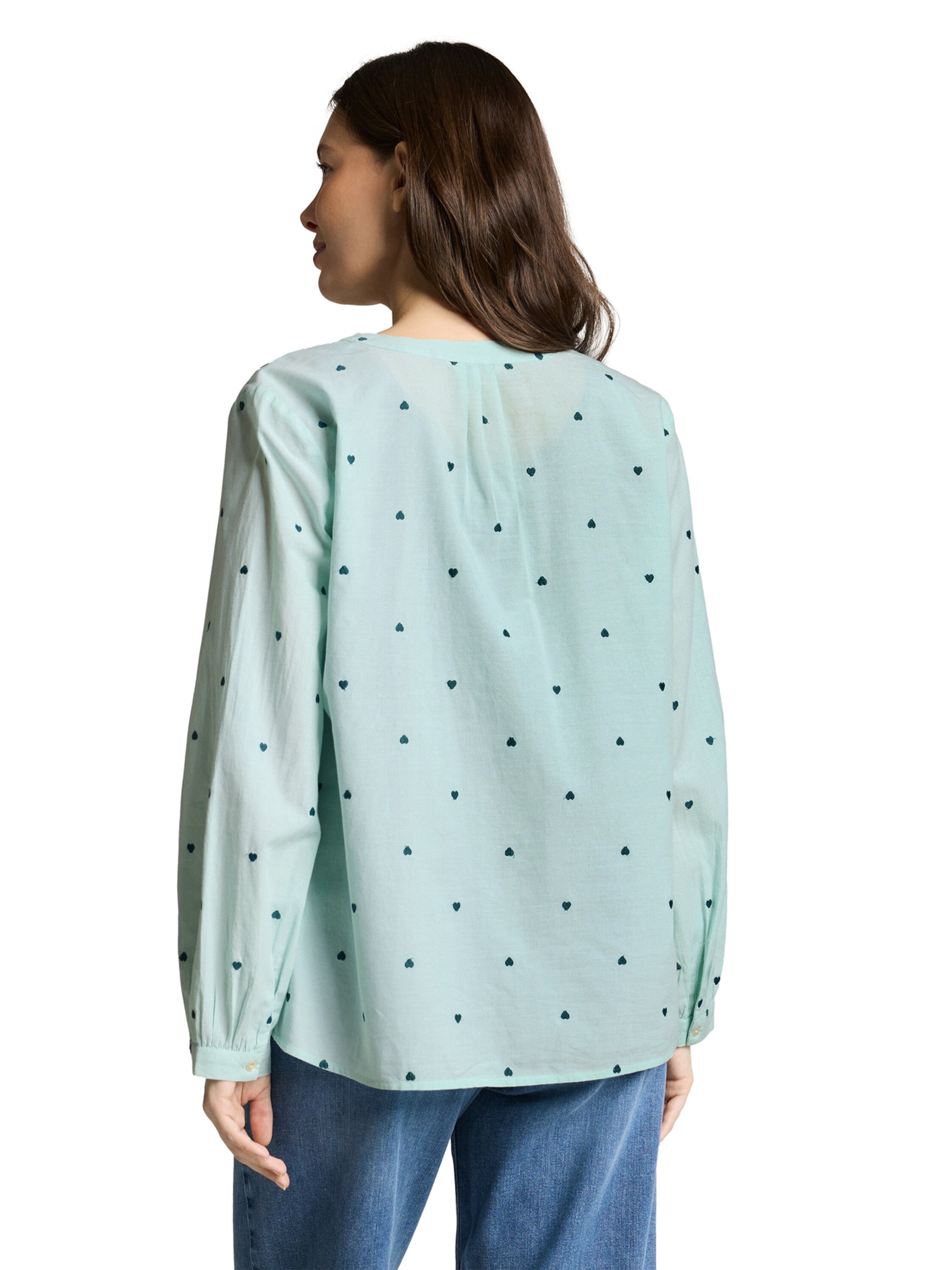 TOM TAILOR Bluse in Blau