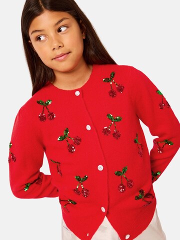 Lipsy Gebreid vest in Rood: voorkant