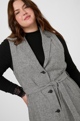 Gilet 'KCThilla' KAFFE CURVE en gris