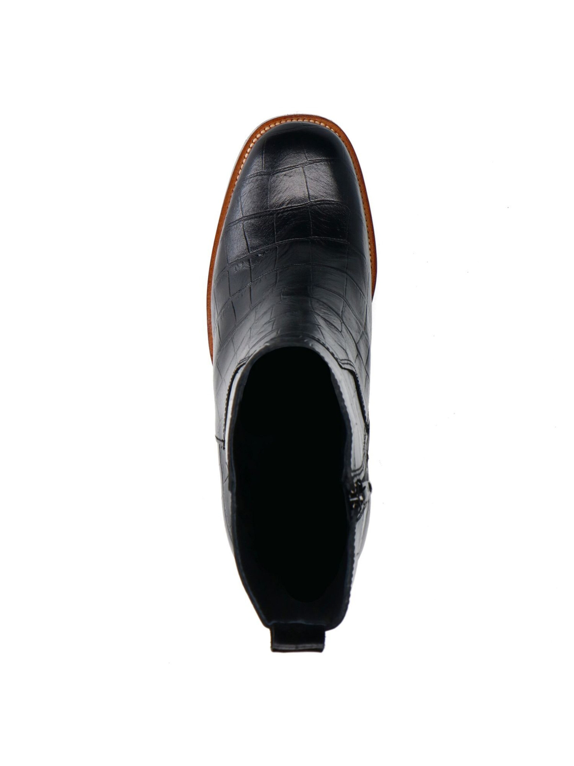 MANFIELD Stiefelette in Schwarz