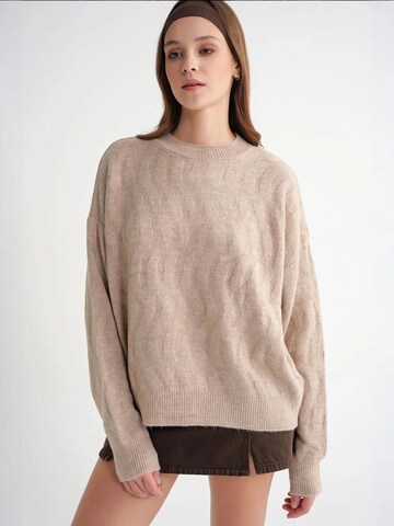 MixRay Pullover in Beige