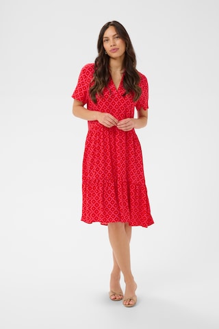 SAINT TROPEZ Kjole 'EdaSZ' i rød