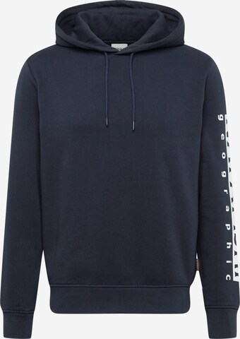 NAPAPIJRI Sweatshirt 'Badas H' in Blauw: voorkant