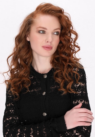 DreiMaster Vintage Knit cardigan 'Vintage' in Black