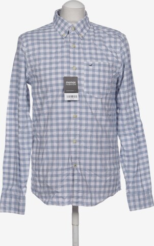 HOLLISTER Button Up Shirt in S in Blue: front