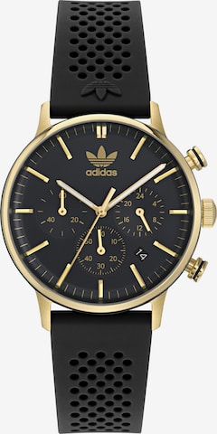 ADIDAS ORIGINALS Analog Watch in Black: front