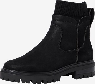 Bottines TAMARIS en noir : devant