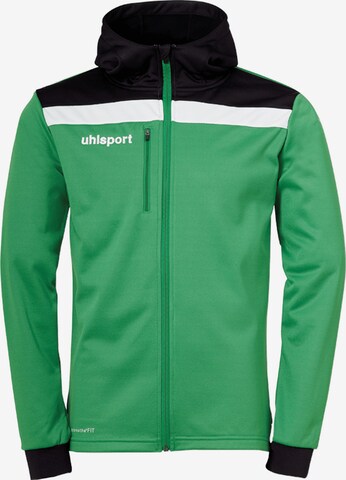 UHLSPORT Athletic Jacket in Green: front