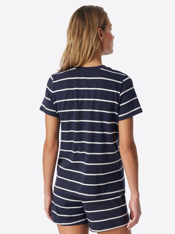Chemise de nuit ' Mix Relax ' SCHIESSER en bleu