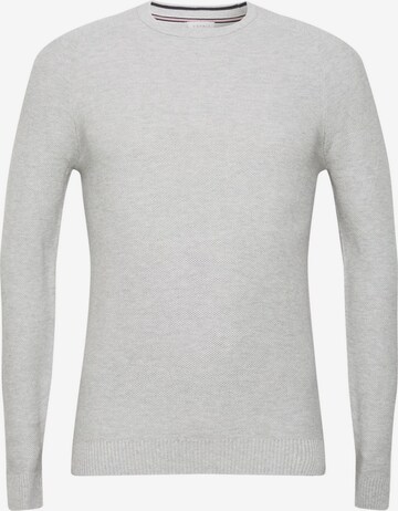 ESPRIT Sweater 'Honeycomb' in Grey: front