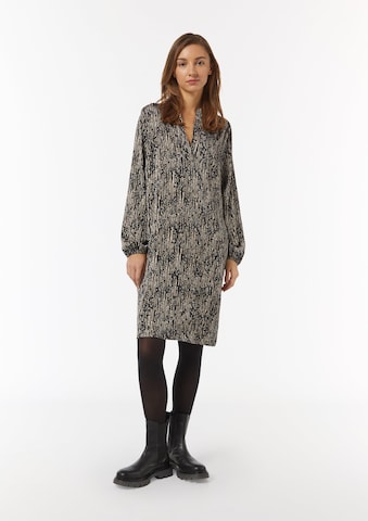 comma casual identity Blousejurk in Zwart: voorkant