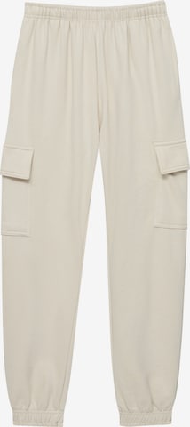 Pull&Bear Tapered Cargobyxa i beige: framsida