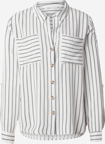 ONLY Bluse 'ONLYasmin' i hvid: forside