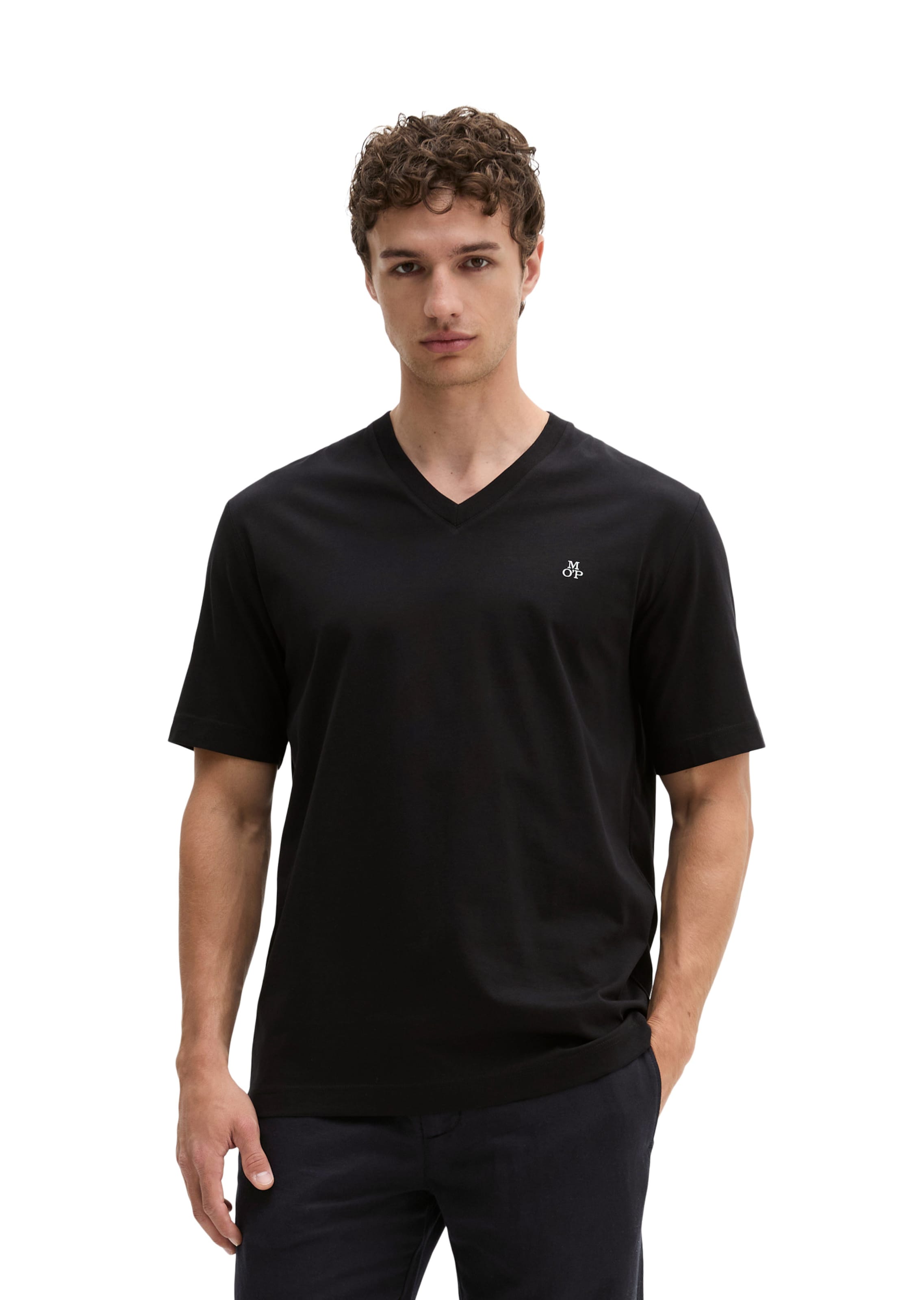 Maglietta di Marc O'Polo in nero: frontale