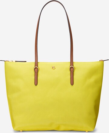 Borsa a spalla 'KEATON' di Lauren Ralph Lauren in giallo: frontale