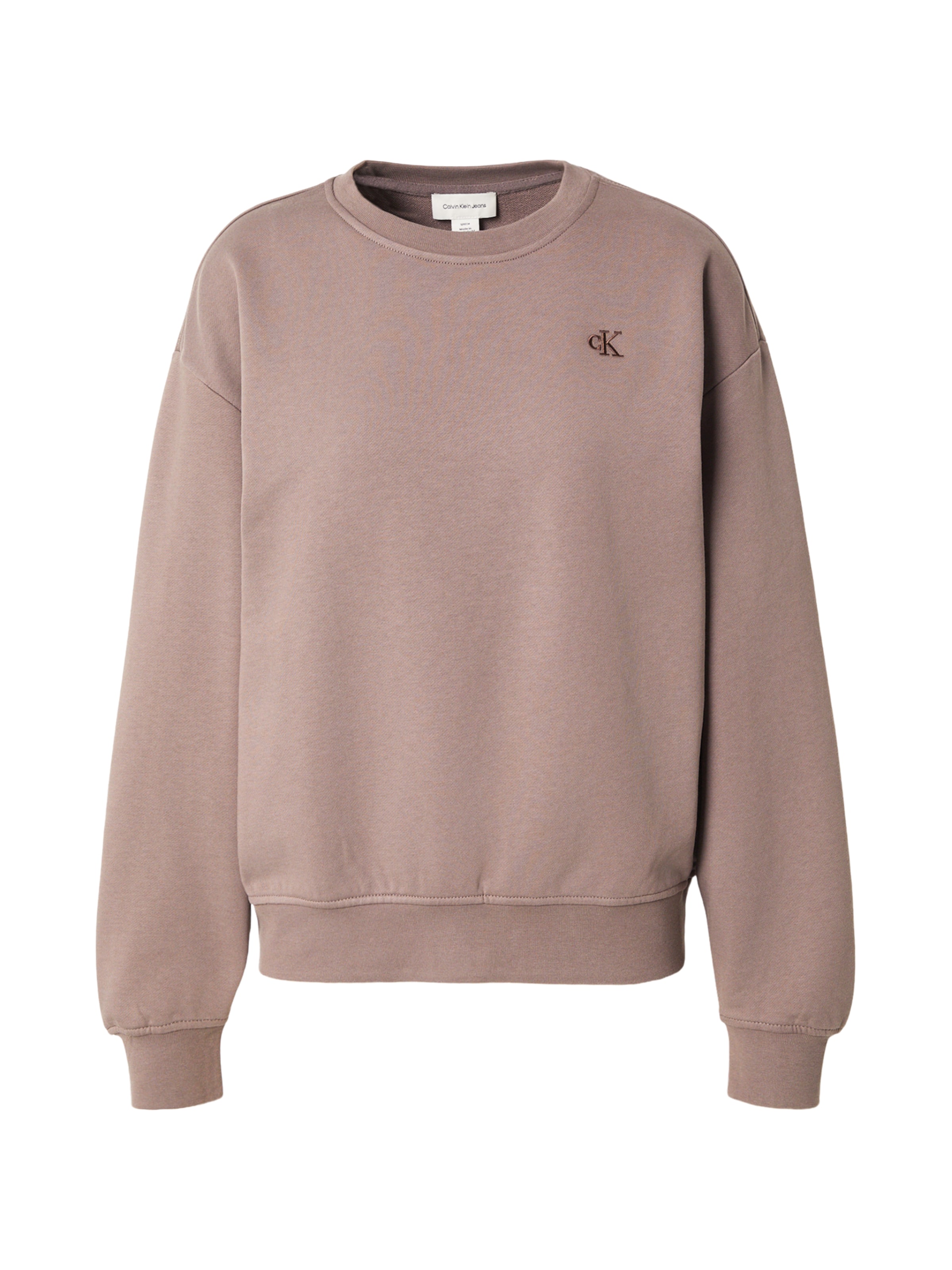 Calvin Klein Jeans Свитшот в Серый: спереди