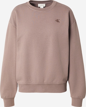 Felpa di Calvin Klein Jeans in lilla: frontale