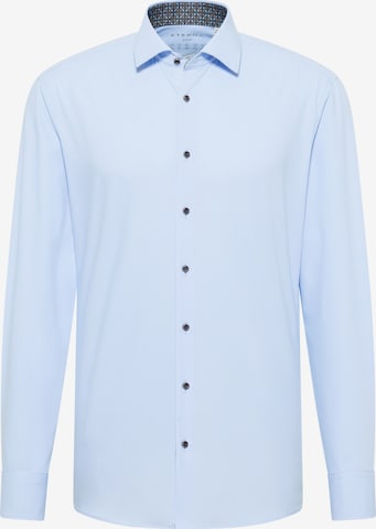 ETERNA Slim Fit Hemd in Blau: Vorderseite