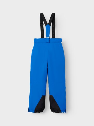 NAME IT Regular Funktionsbyxa 'NKNSLOPE10' i blå