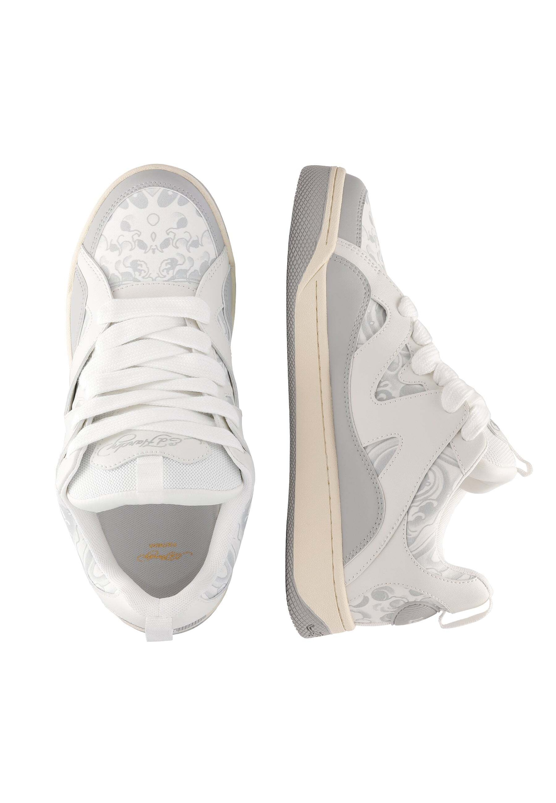Ed Hardy Sneaker 'Wave Over' in Weiß