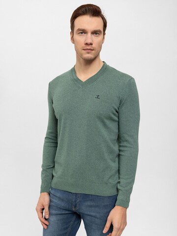Daniel Hills Pullover i grøn