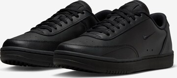 Nike Sportswear - Sapatilhas baixas 'Court Vintage' em preto