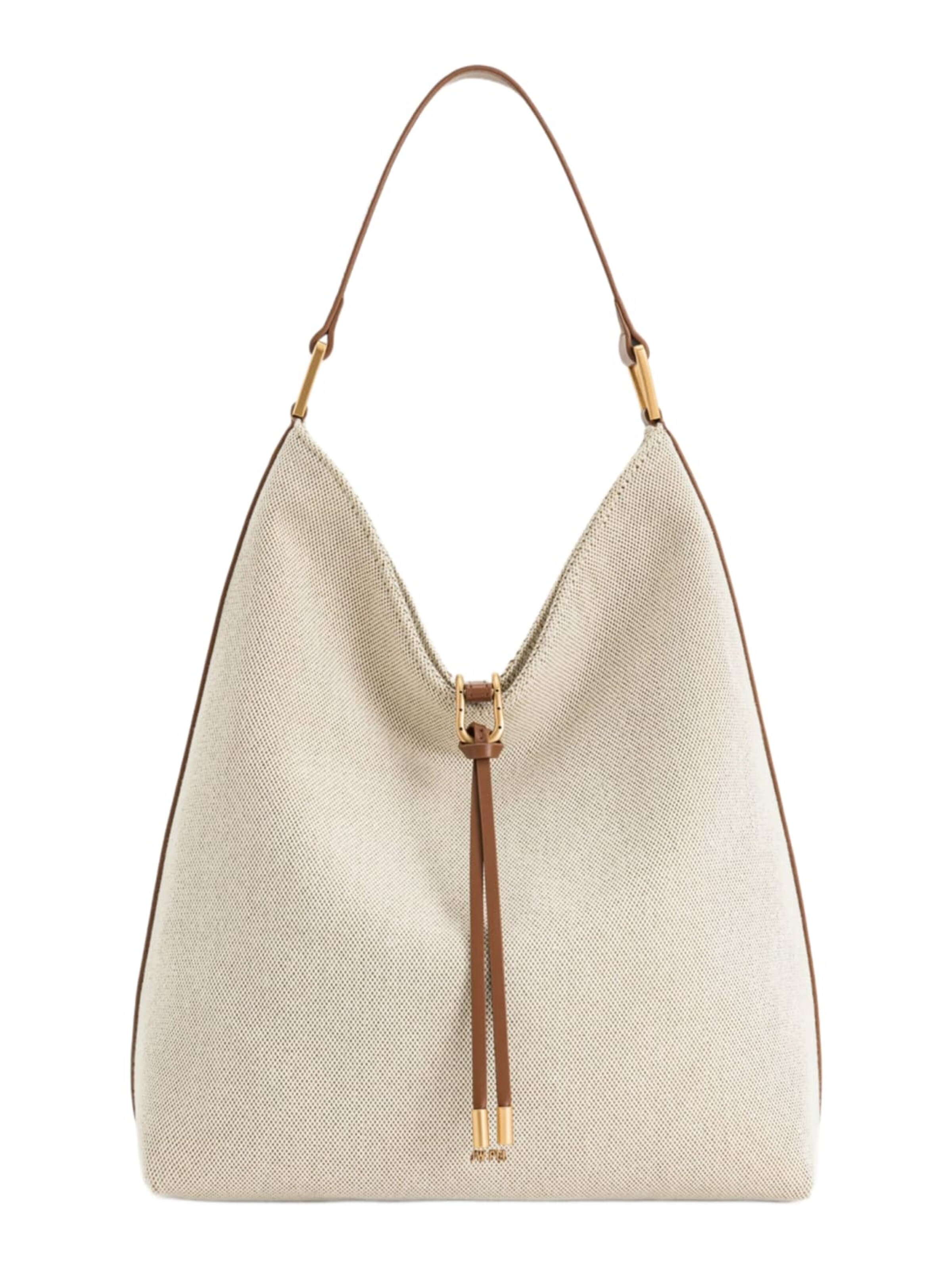 JW PEI Crossbody bag 'JW PEI Sac Bandoulière Aria Brown Canvas' in Brown: front