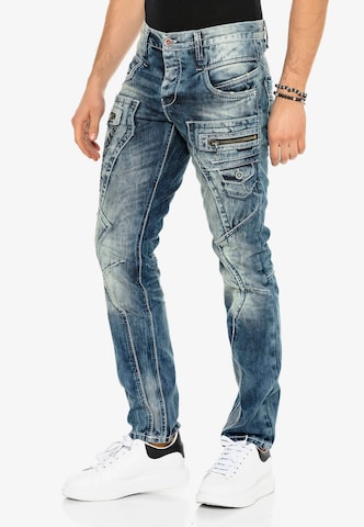 CIPO & BAXX Regular Jeans 'Baron' in Blue