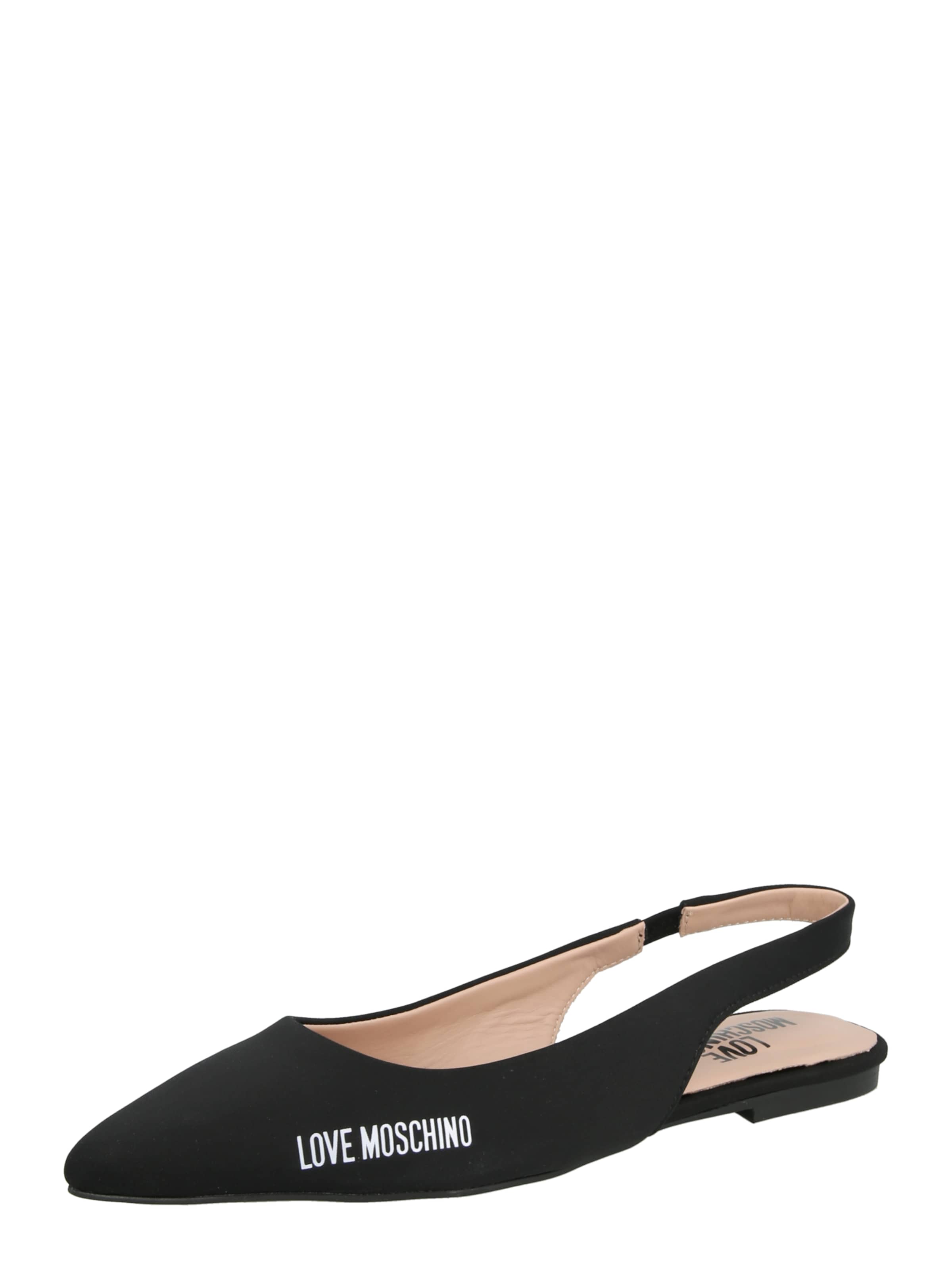 Love Moschino Ballerina 'SCARPAD.SFILATA10' in Black: front