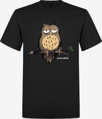 T-Shirt 'Bad Nature Owl T-Shirt' Bad Nature en noir : devant