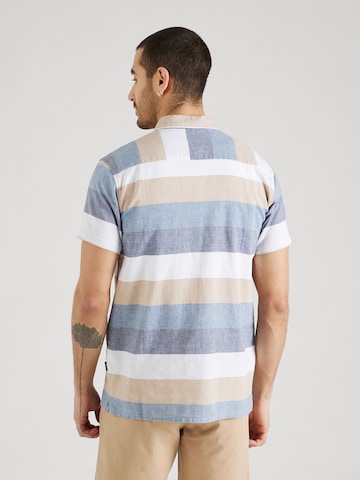 INDICODE JEANS Regular fit Overhemd 'Geo' in Blauw