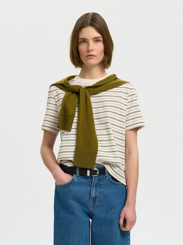 SELECTED Shirt in Brown: front