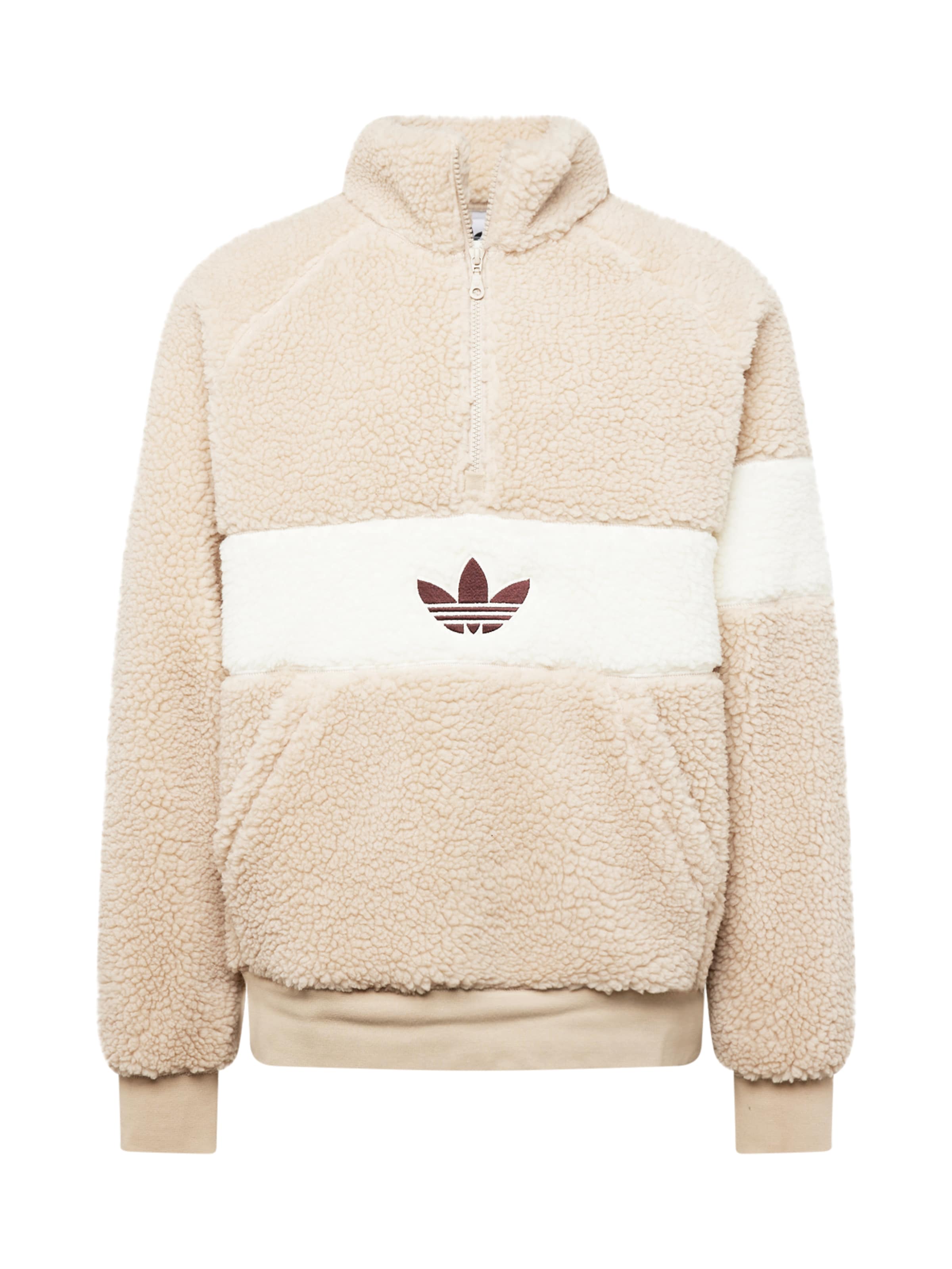 ADIDAS ORIGINALS Pulover | bež barva: sprednja stran