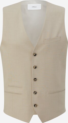 s.Oliver BLACK LABEL Suit Vest in Beige: front