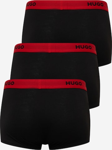 juoda HUGO Red Boxer trumpikės