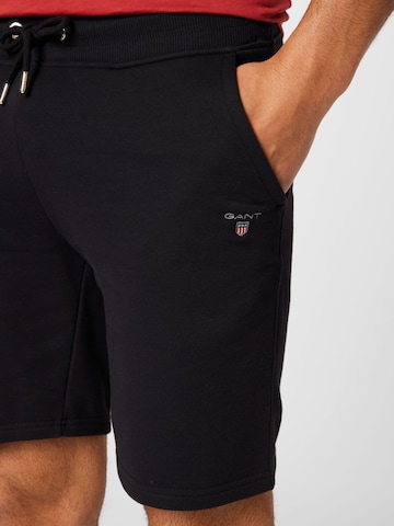 GANT Regular Pants 'Original' in Black