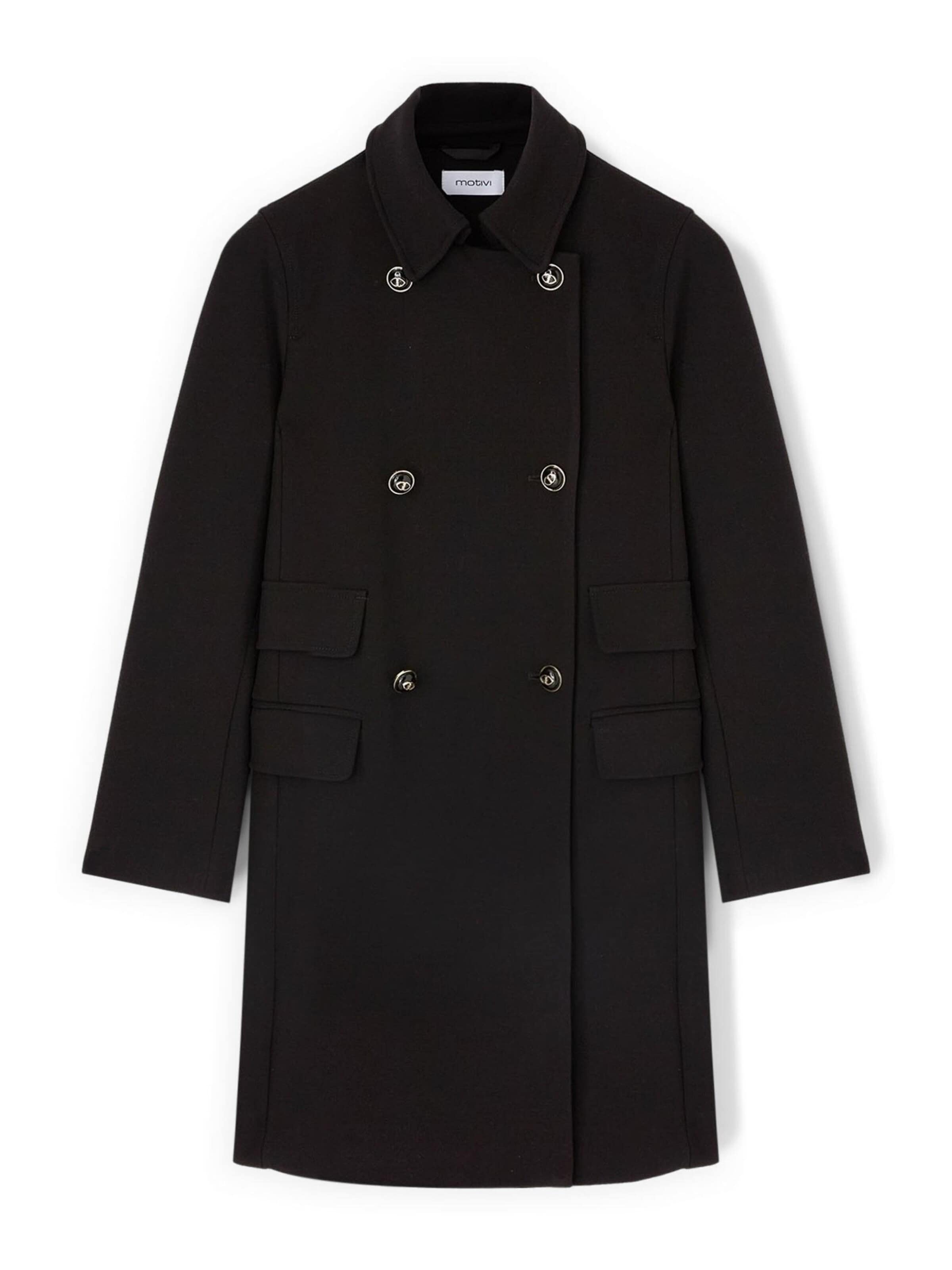 Manteau d’hiver MOTIVI en noir : devant