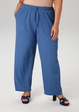 Aniston Loose fit Pants in Blue: front