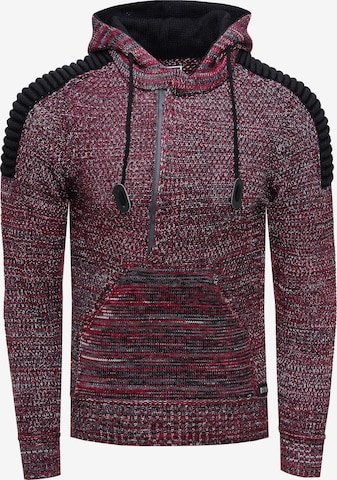 Rusty Neal Trui 'Knitwear' in Rood: voorkant