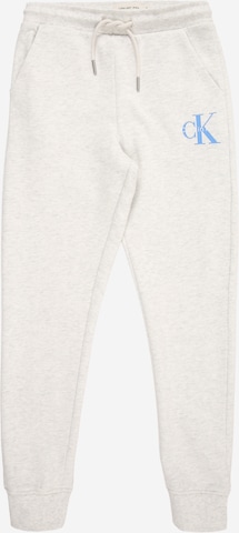 Calvin Klein Jeans Tapered Byxa i beige: framsida