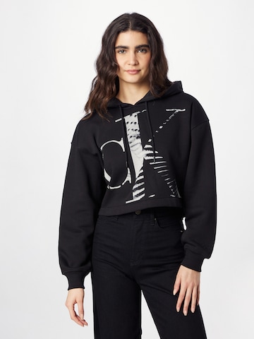 Calvin Klein Jeans Bluzka sportowa 'Blown Up' w kolorze czarny: przód