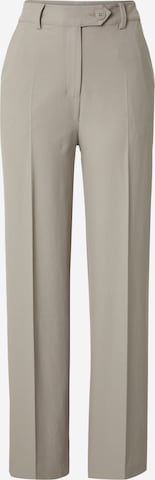 RÆRE by Lorena Rae Regular Trousers with creases 'Joy' in Grey: front