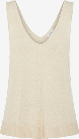 OBJECT Knitted Top 'Angie' in Beige: front