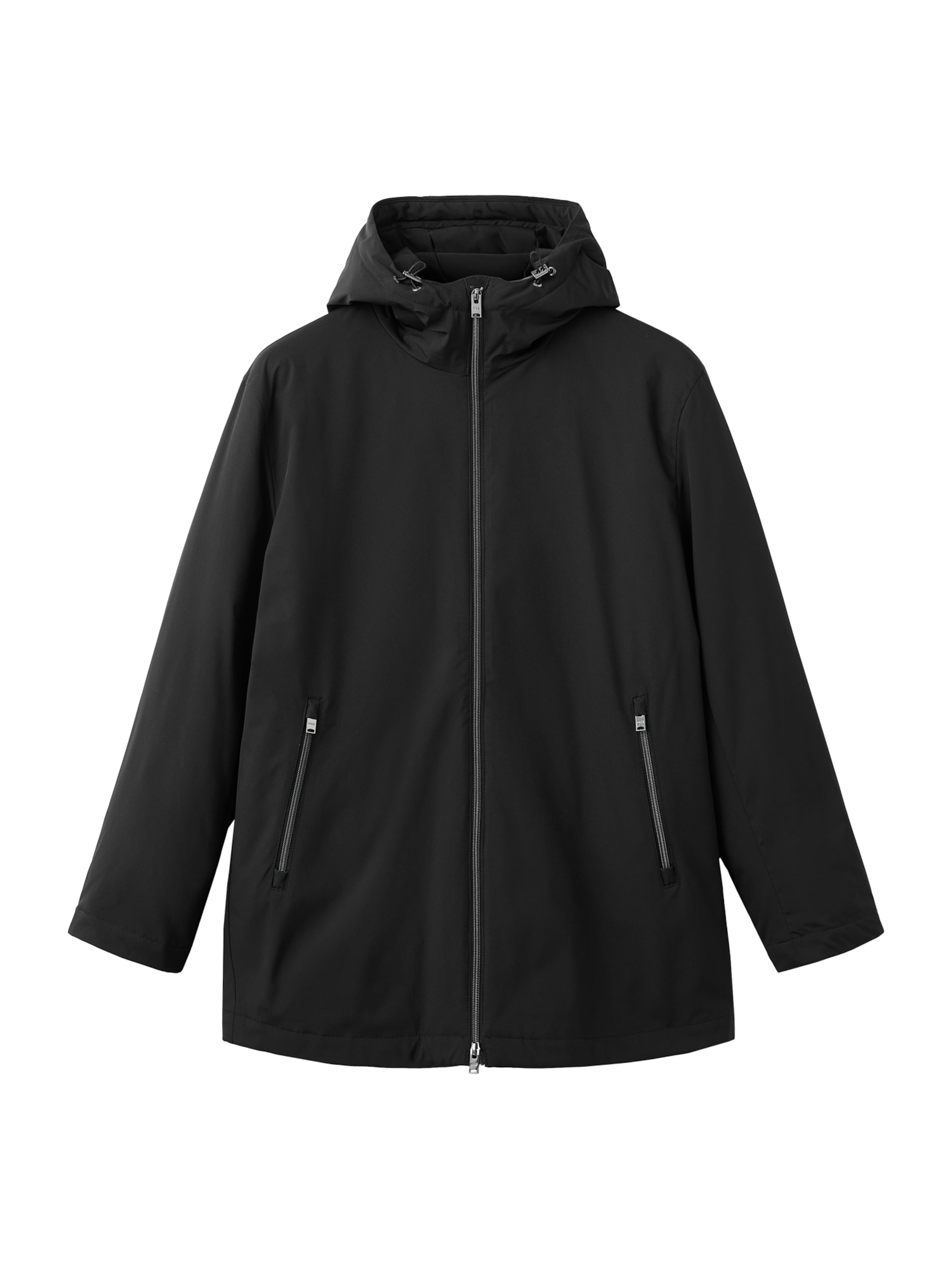 MANGO MAN Tussenparka &#x27;Tervalo&#x27; in Zwart: voorkant