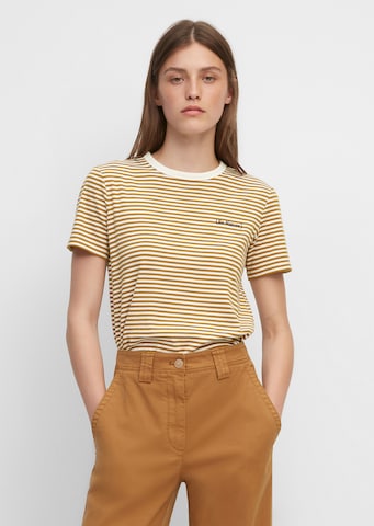 T-shirt Marc O'Polo en jaune : devant