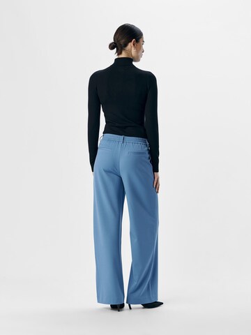 OBJECT Wide Leg Bukser 'LISA' i blå
