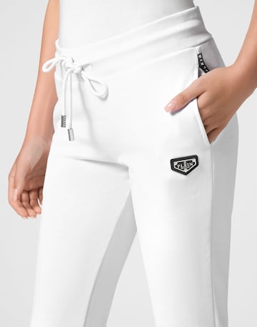 Philipp Plein Tapered Broek in Wit
