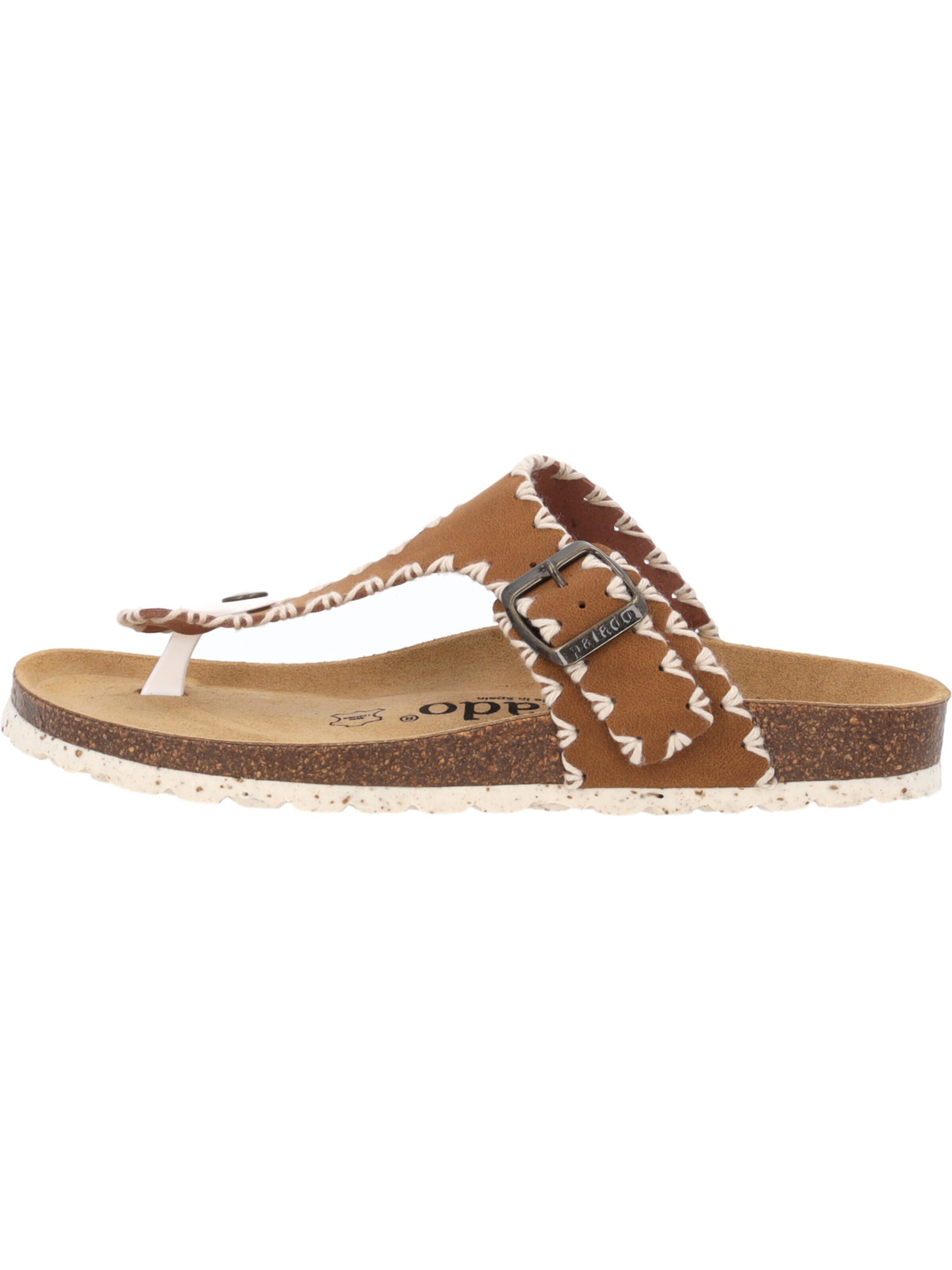 Palado T-bar sandals 'Palado Kos Stitch' in Brown